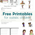 Free Printables For Autistic Children And Their Families Or Caregivers And Worksheets For Kids With Autism
