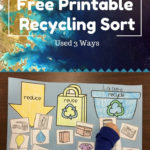 Free Recycling Sort  Simply Kinder For Recycling Worksheets For Kids