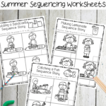 Free Sequencing Worksheets For Summer Learning In Picture Sequencing Worksheets