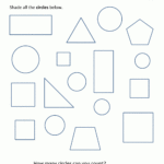 Free Shape Worksheets Kindergarten Pertaining To Shapes Worksheets For Kindergarten