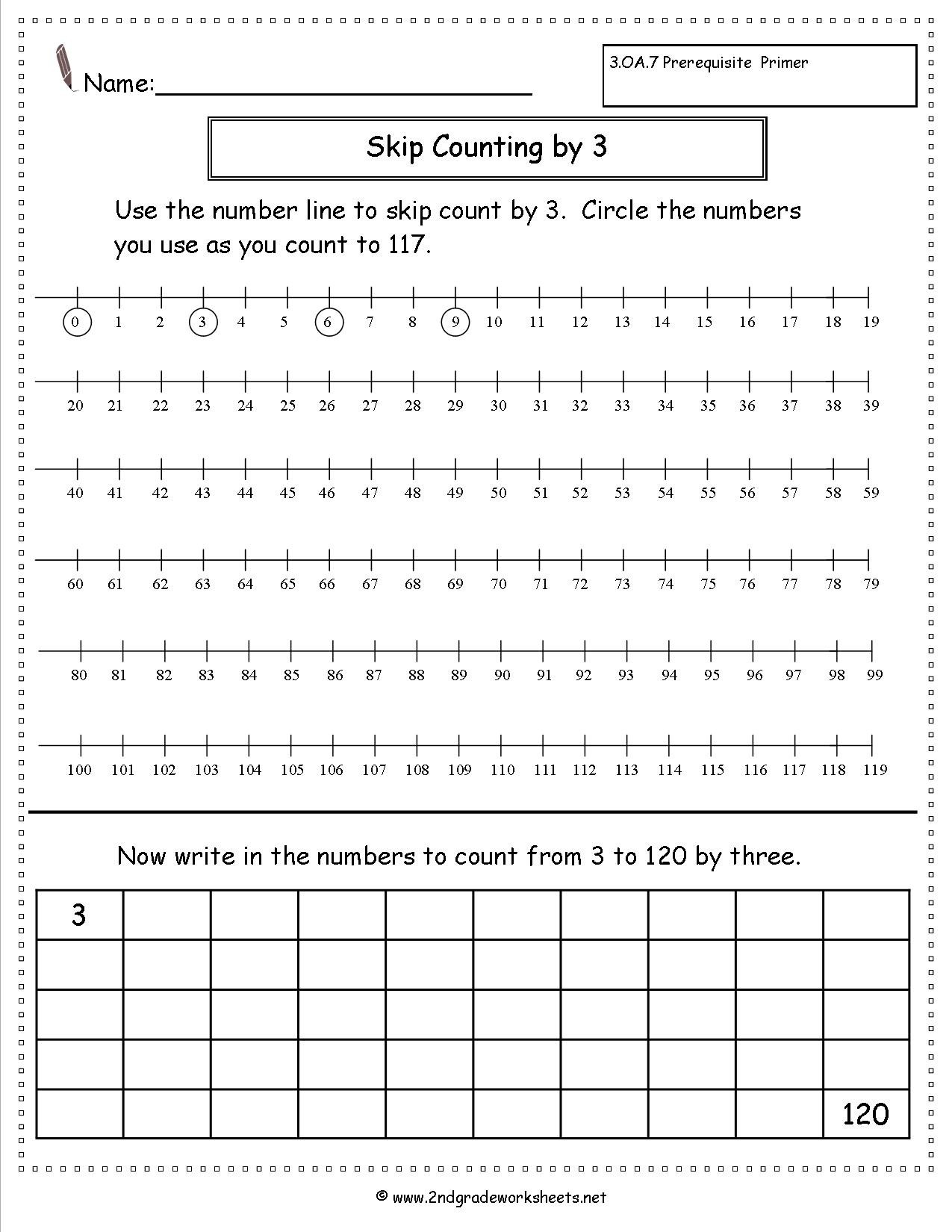 Free Skip Counting Worksheets As Well As Skip Counting By 3 Worksheet