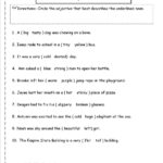 Free Using Adjectives And Adverbs Worksheets Inside Identifying Adjectives Worksheet