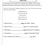 Free Using Adjectives And Adverbs Worksheets Regarding Identify Nouns And Adjectives Worksheets