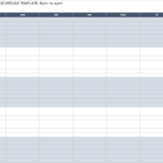 Free Work Schedule Templates For Word And Excel Pertaining To Employee Work Schedule Spreadsheet
