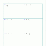 Free Worksheets For Linear Equations Grades 69 Prealgebra And Solving Multi Step Equations Worksheet Answers