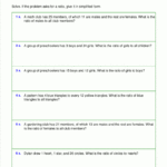 Free Worksheets For Ratio Word Problems Intended For Dividing Fractions Word Problems 6Th Grade Worksheets