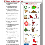 Funsheet For Beginners Christmas Worksheet  Free Esl Printable For Esl Worksheets For Beginners