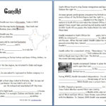 Gandhi Free Worksheetsnotebook Pages  Homeschool Den Throughout Homeschool Curriculum Free Worksheets