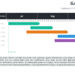 Gantt Charts And Project Timelines For Powerpoint Within Gantt Chart Ppt Template Free Download