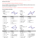 Gcob8 Guided Practicews 4Ans Within Triangle Congruence Worksheet 1 Answer Key
