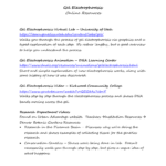 Gel Electrophoresis Online Resources Along With Gel Electrophoresis Worksheet