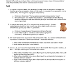 Genetics Practice Problems  Part 2  Parkway C2 In Genetics Practice Problems Simple Worksheet
