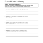 Geologic Time Lesson 46 Pertaining To Geologic Time Scale Worksheet Answers