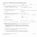 Geometric Sequences And Series Worksheet Answers Periodic Trends And Arithmetic Sequence Worksheet 1