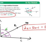 Geometry 14  Angle Addition Postulate  Math Geometry Angles For Segment Addition Postulate Worksheet Answer Key