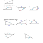 Geometry A Trig Ratios Worksheet Name Find The Sine Cosine And For Trigonometric Ratios Worksheet