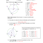 Geometry Circles Test Review Namekey Moody 11 For Circle Geometry Worksheets
