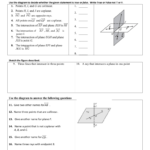 Geometry Hw Point Line And Plane Intro Use The Diagram To And 1 1 Points Lines And Planes Worksheet Answers