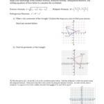 Geometry Unit 1 – 13 Distance And Midpoint Formula Name Date Within Geometry Distance And Midpoint Worksheet Answers