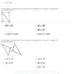 Geometry Worksheet Congruent Triangles Answers Proving Triangles Intended For Triangle Congruence Worksheet 2 Answer Key