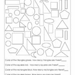 Geometry Worksheets For Students In 1St Grade Throughout Pythagorean Theorem Coloring Worksheet