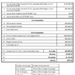 Georgia Child Support Worksheet  Briefencounters As Well As Washington State Child Support Worksheet