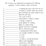 Getting To Know You Worksheet  A To Z Teacher Stuff Printable Pages Intended For Elementary Teacher Worksheets