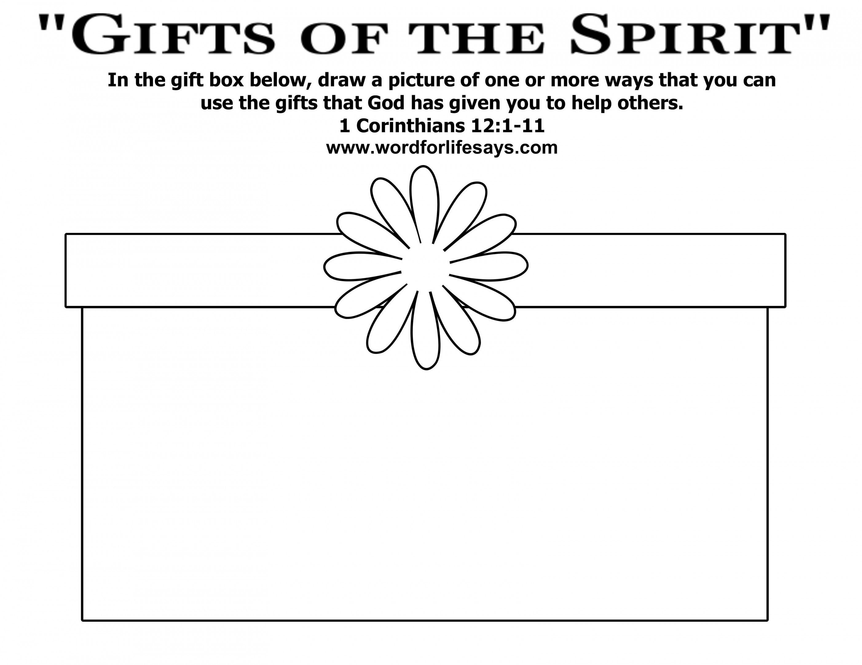 Gifts Of The Holy Spirit Worksheet  Soccerphysicsonline With Gifts Of The Holy Spirit Worksheet
