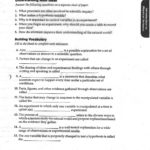 Glencoe Physical Science Worksheets The Best Worksheets Image Inside Scientific Inquiry Worksheet Answer Key