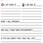Goal Setting For Students Kids  Teens Incl Worksheets  Templates Pertaining To Goal Setting Worksheet For High School Students
