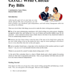 Goal Write Checks Pay Bills  California Library Literacy Services With Regard To Check Your Checkbook Skills Worksheet