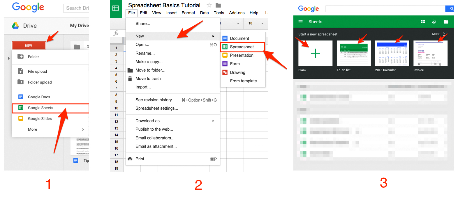 Google Sheets 101: The Beginner's Guide To Online Spreadsheets   The ... Or Create A Spreadsheet