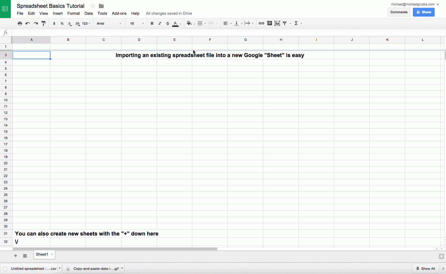 Google Sheets 101: The Beginner's Guide To Online Spreadsheets   The ... Throughout Create A Spreadsheet