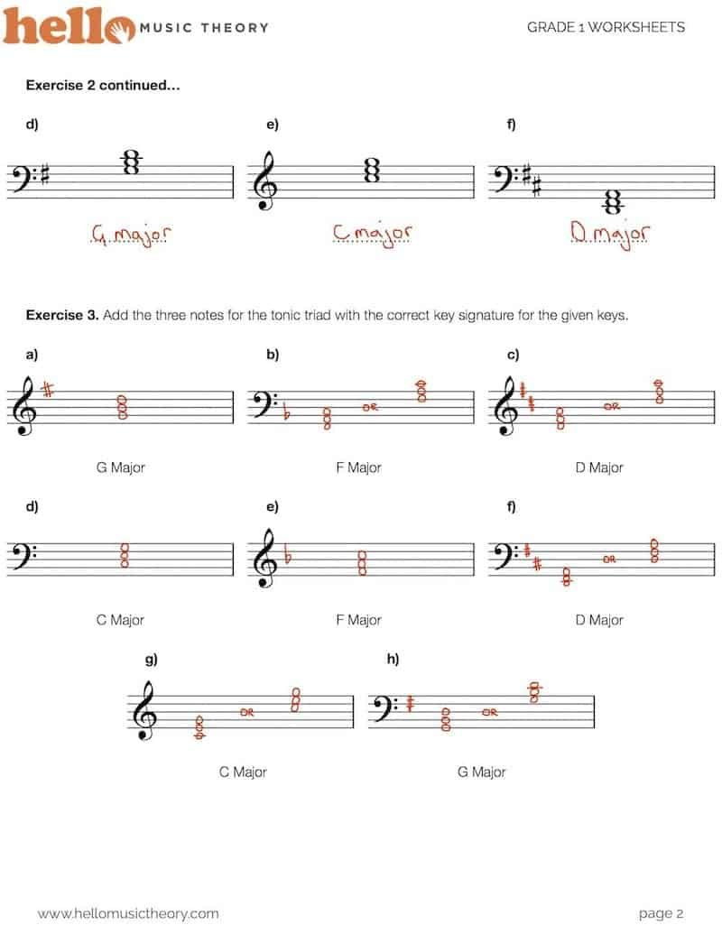 Grade 1 Music Theory Worksheets  Hello Music Theory For Music Theory For Beginners Worksheets