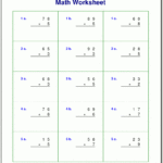Grade 4 Multiplication Worksheets With Regard To Multiply Using Partial Products 4Th Grade Worksheets
