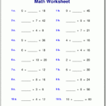 Grade 4 Multiplication Worksheets Within Factors Worksheet Pdf