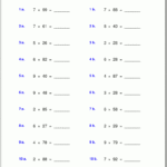 Grade 5 Multiplication Worksheets Pertaining To Adding And Subtracting Equations Worksheet