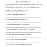 Grammar Worksheets  Punctuation Worksheets For Commas Semicolons And Colons Worksheet