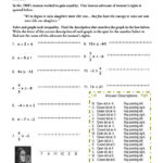 Graphing Inequalities In Two Variables Worksheet  Briefencounters Within Graphing Two Variable Inequalities Worksheet