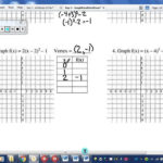 Graphing Parabolas In Vertex Form Worksheet  Soccerphysicsonline Along With Graphing A Parabola From Vertex Form Worksheet Answer Key