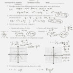 Graphing Quadratics Review Worksheet Method Of Graphing Parabolas In For Quadratics Review Worksheet
