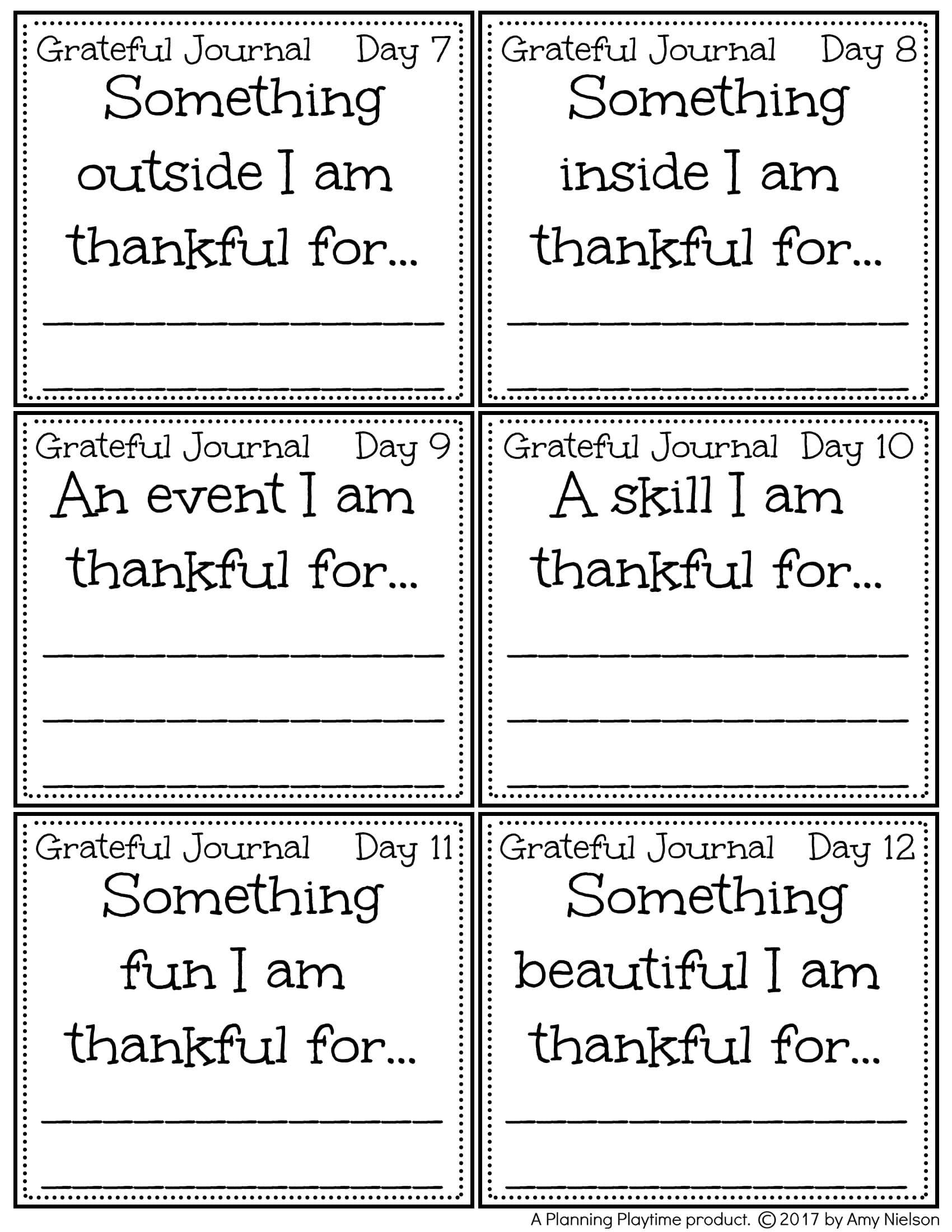 Gratitude Game  Planning Playtime For Gratitude Activities Worksheets