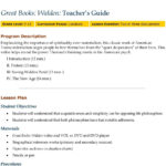 Great Books Walden Teacher S Guide  Pdf Intended For Walden Worksheet Answers