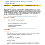 Greatest Discoveries With Bill Nye Genetics Together With Bill Nye Plants Worksheet Answers