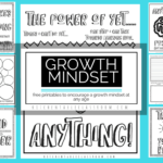 Growth Mindset Printables And Coloring Sheets For Kids  Homeschool Also Growth Mindset Worksheet Pdf