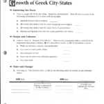Growth Of Greek City States 18Ab And Nystrom Atlas Of World History Worksheets Answers