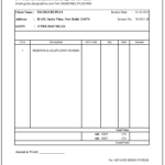 Gst Tax Invoice Format In Excel, Word, Pdf And Pdf | Hhh | Invoice ... Intended For Excel Spreadsheet Invoice Template