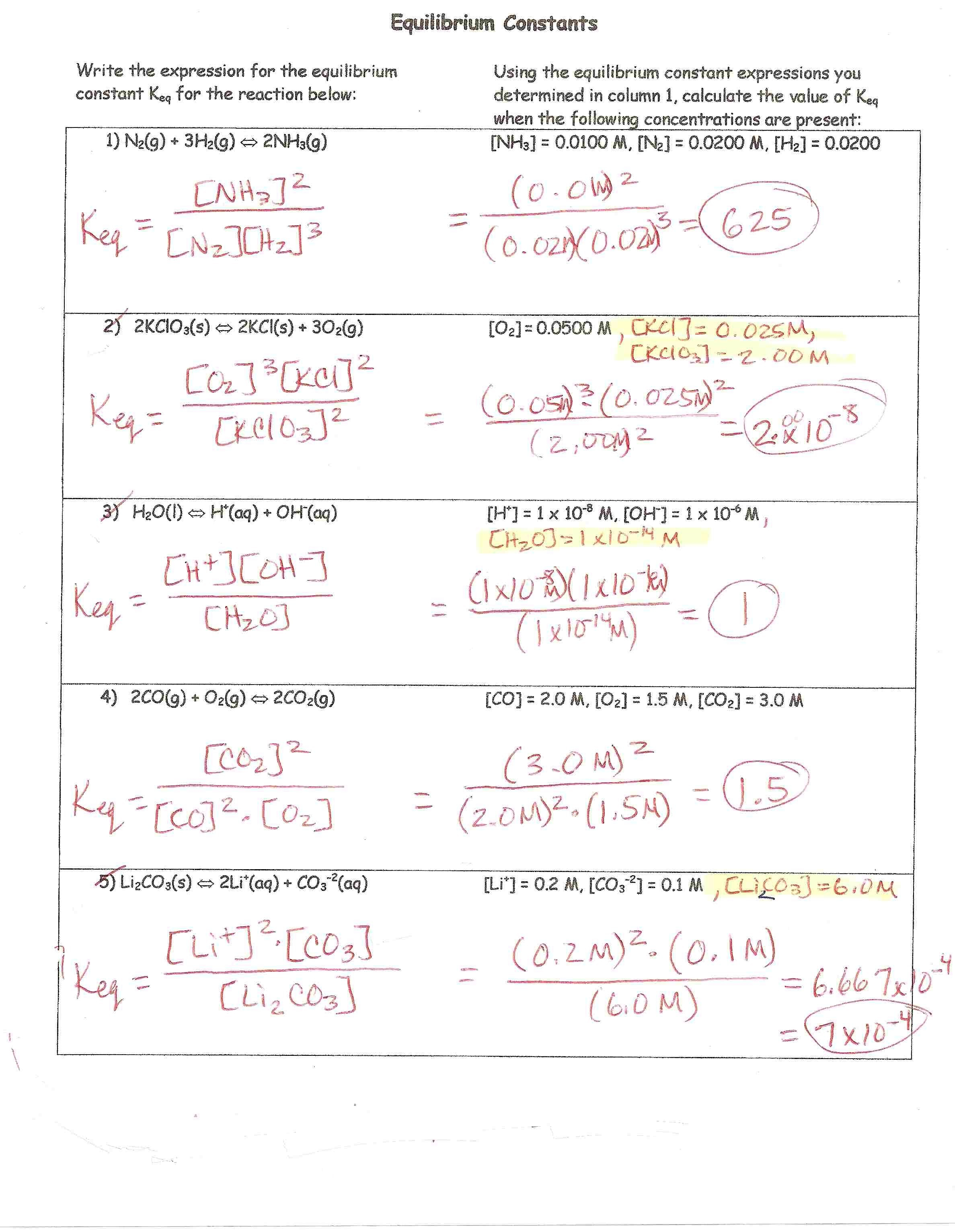 H Chem Keys Regarding Redox Reaction Worksheet With Answers