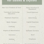 Hair Stylist  Salon Tax Deduction Checklist  Simply Organic Beauty Intended For Cosmetology Tax Worksheet
