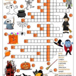 Halloween  Crossword Worksheet  Free Esl Printable Worksheets Made Also Halloween Worksheets Pdf